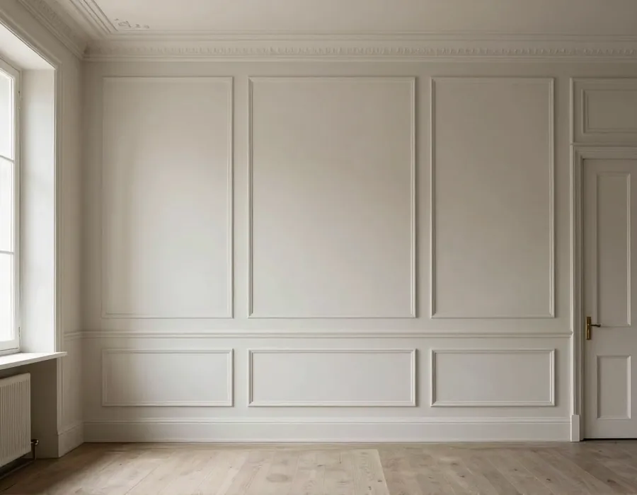 Interior moderno con pintura elegante